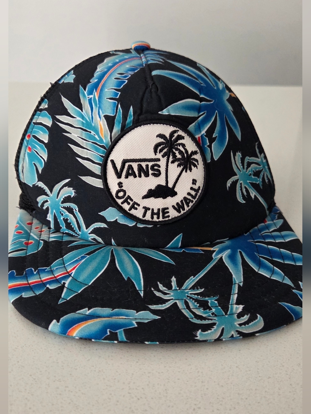 Vans Tropical Palm Snapback Hat - Blue/Black
